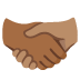 handshake, medium-dark skin tone, medium skin tone